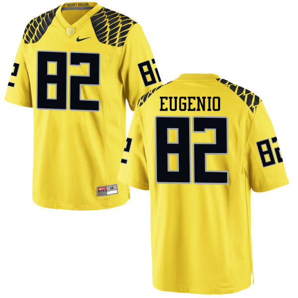 Men #82 Casey Eugenio Oregon Ducks College Football Jerseys-Yellow